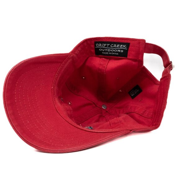 Vintage Red Sunny Dicks Fairbanks Alaska Embroidered Baseball Cap Adjustable Str - Picture 6 of 8